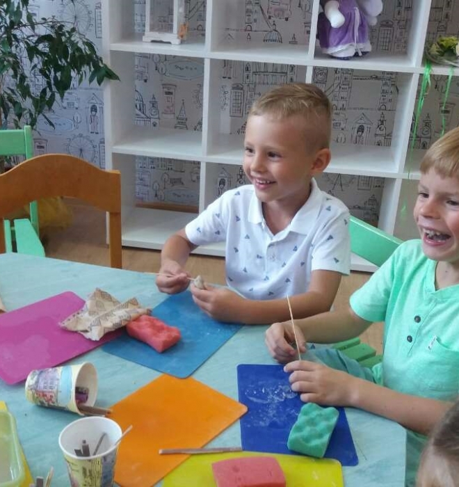 Майстер-клас з ліпки глиною: КОТИКИ