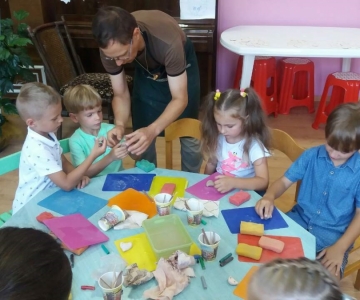 Майстер-клас з ліпки глиною: КОТИКИ